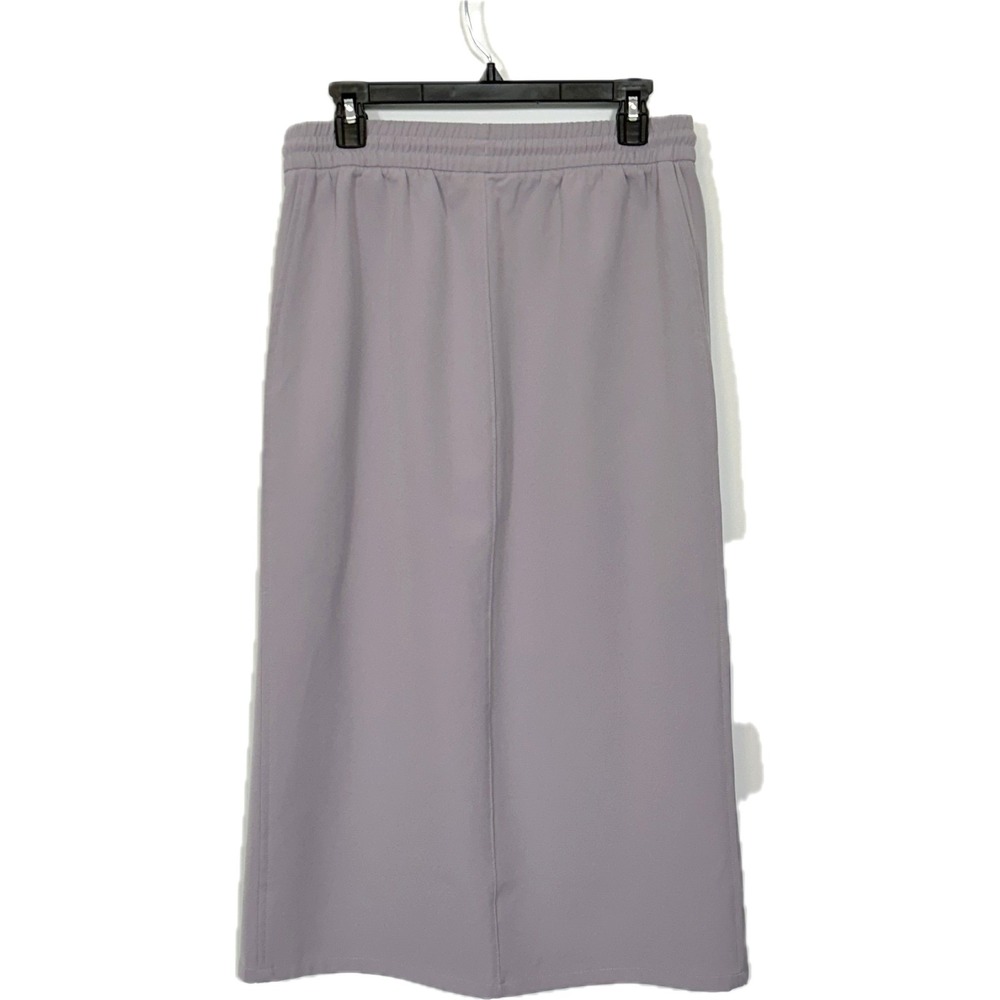 Athleta Stride Midi Skirt Small Side Slit Purple Casual Travel 658447